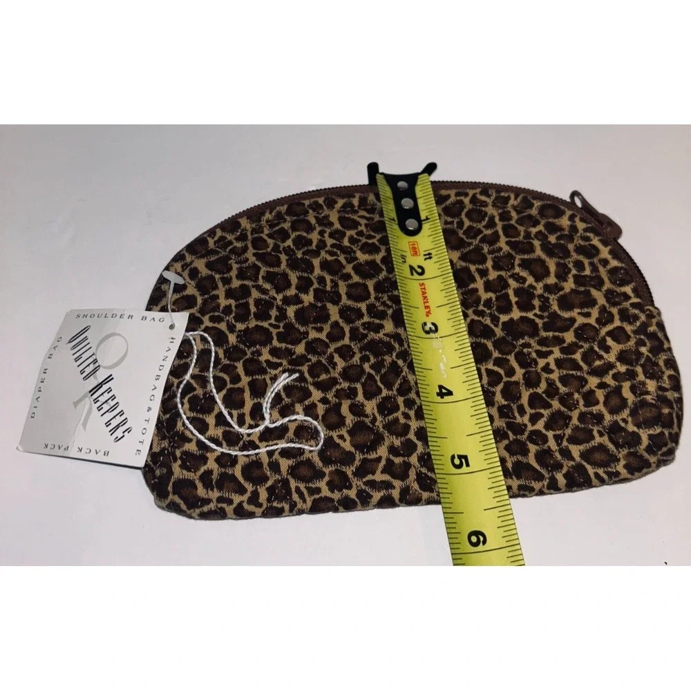 Y2K Quilted Keepers Diaper Bag Backpck Safari Leopard Print Elephant Giraffe Set